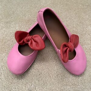 Camper Pink and Red Kids Dress Shoes